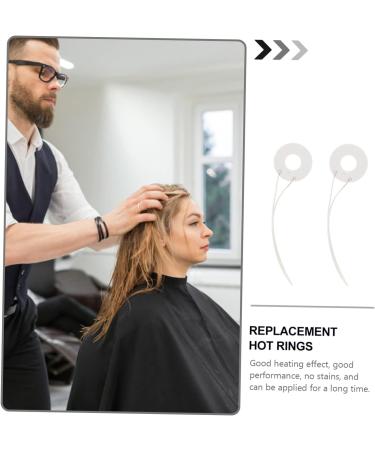 FOMIYES 6 Pcs Ring Component Hairdressing Tool Accessories Plastic White Mechanical 9.5X2.5CMx3pcs Whitex3pcs - Buy Online on GoSupps.com