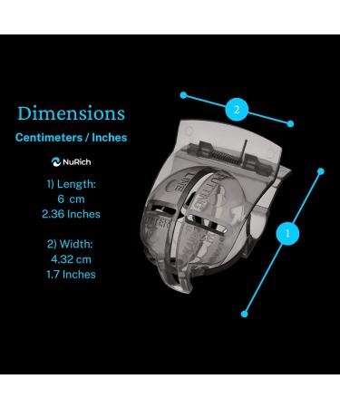 NuRich Golf Ball Line Liner Tool - 2 Pack for Perfect Alignment on Putting Greens | Portable Golf Accessories for Bag | Easy-to-Use Drawing Marking Tool - Buy Online on GoSupps.com