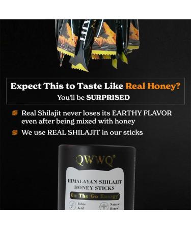 Himalayan Shilajit Honey Sticks with Saffron(2 Pack) Natural Energy & Wellness Support Source of Fulvic Acid & Trace Minerals 30 On-The-Go Sticks - Buy Online on GoSupps.com