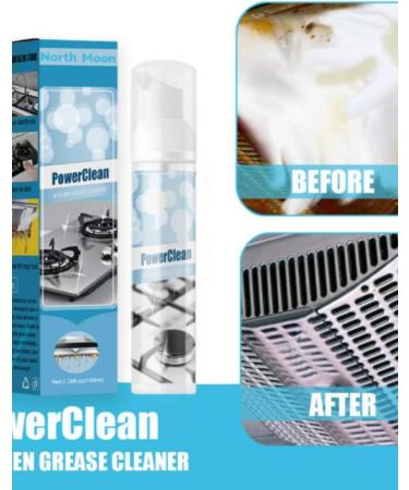 2PCS Kitchen Heavy Oil Stain Foam Cleaner Multi-purpose Degreasing Anti-aging Cleaner Tools Stove Range Hood Clean (100ML) - Buy Online on GoSupps.com