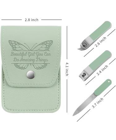 Teen Girls Inspirational Travel Nail Clippers Set - Unique Gift for Daughter or Niece - Buy Online on GoSupps.com
