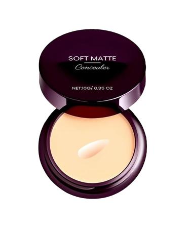 Yjkedfh Matte Concealer Complete Decorative Power Highly Pigmented Concealer Light and Long Lasting Cream 10g Waterproof for Morning Travel Outdoor Daily Use