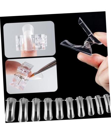 IWOWHERO 1 Set Nail Extension Set Nail Molds Nail Files Clips False Nail Tips Fake Nail Tips Picker Fake Fingernails Nails Gel Nail Kits Manicure Extension Mold Plastic Selector Acrylic - Buy Online on GoSupps.com