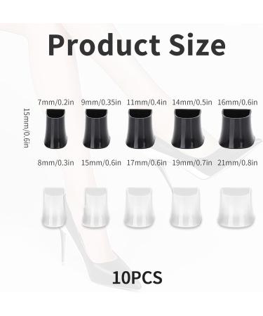 10 Pairs High Heel Protectors - Sole Protection for Grass & Outdoor Events - 5 Sizes Available (XX XS S M L) - Buy Online on GoSupps.com