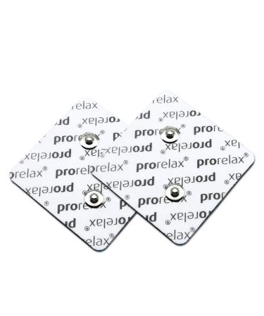 Prorelax Electrode pads "wireless" for TENS + EMS devices replacement pads for electric muscle stimulation exchange electrodes EMS training muscle building body shaping body-tuning pain-L standard