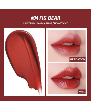 MILKTOUCH Glossy Jelly O Lip Tint (Fig Bear) - Long-Lasting Candy-Coated Lip Gloss - Buy Online on GoSupps.com