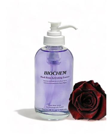BIOCHEM Black Rose Activating Essence - Hydrating & Anti-Aging Facial Serum for Radiant Skin | 120ml Elixir - Buy Online on GoSupps.com