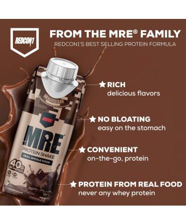 Redcon1 MRE Ready to Drink Protein Shake Blue Berry Cobbler 16.9 Fl Oz (Case of 12) - Pack of 12 - Buy Online on GoSupps.com