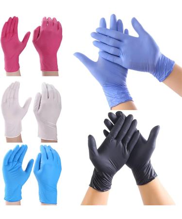 BUSOTH Gloves Black Powder Free Rubber Gloves Cleaner Dishwashing Gloves Large 2 - Buy Online on GoSupps.com