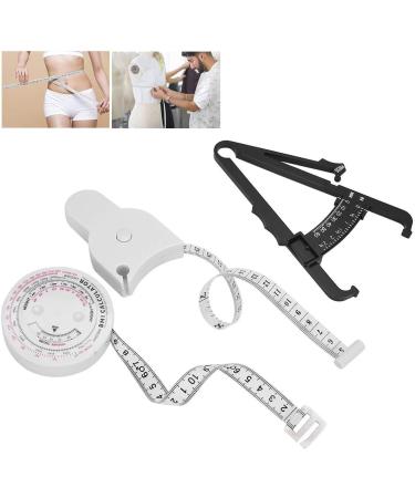 Body Fat Tester & Waist Tape - Accurate Skinfold Measurement Tool for BMI & Weight Loss - Buy Online on GoSupps.com