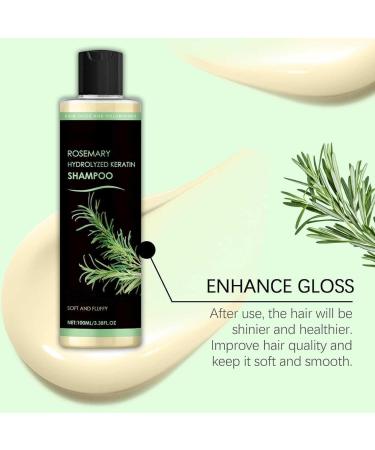 2 St ck Rosmarin-Haarwuchs-Shampoo Nat Rliches Shampoo Zur St Rkung Und Verdickung Mit Hydrolysiertem Keratin F R Feines Haar Und Haarausfall F R Frauen Und M Nner - Buy Online on GoSupps.com