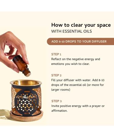 Palo Santo & Sandalwood Essential Oil Diffuser Blend by Aromafume | 3 x 10ml / 0.33 fl oz l Aromatherapy Oil for Smokeless Smudging | Natural Air fresheners for home | Spiritual Meditation Accessories - Buy Online on GoSupps.com