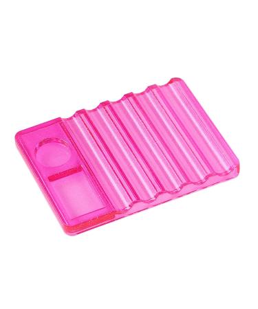cdar Pen Holder Exquisite Long Lasting Portable Nail Brush Pen Holder Compatible with Women Pink