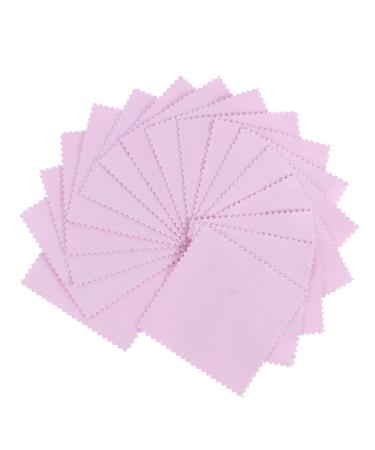 PRETYZOOM 100pcs Silver Wiping Cloth Cleaning Cloth Cleaning Tool Lens Clean Cloth Cloth for Glasses Cloth for Jewelry
