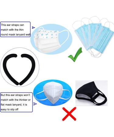 Ear Strap Silicone Protectors - 3 Pairs Pink Earloop Ear Hook Covers - Buy Online on GoSupps.com