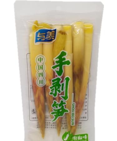 Hand Peeled Bamboo Shoots 200g/400g Fresh Pickled Vegetables Instant Mountain Pepper Bamboo Shoots Pickled Pepper Crispy Bamboo Shoots Chinese Spicy Snack (Mountain pepper200g 1pack) Mountain Pepper200g 1pack - Buy Online on GoSupps.com
