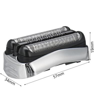 32B Replacement Shaver Head Electric Shaver Foil Razor Head for Replacement Braun S3 Shaver Head Mens Head Shaver for 3010s 320S 330S 340S 370cc 390cc-4 3000s 3040s (21S) - Buy Online on GoSupps.com