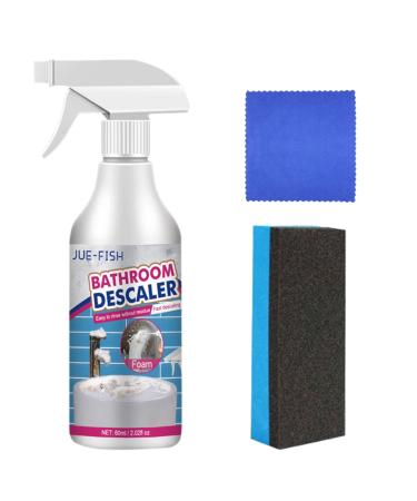 Acssart Bathroom Descaler Acssart Foam Cleaner Bathroom Efficient Bathroom Cleaner with Spray Nozzle Bathroom Descaler Stubborn Stains Cleaner Descaler Bathroom Cleaner 1pcs