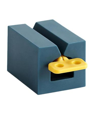 goforwealth Manual Toothpaste Squeezer Toothpaste Extruder Rolling Tube Not Easy to Break Crank Type Easy to Use Practical Tool Convenient Eliminate Waste Bathroom Storage Tool Gently Dark Blue