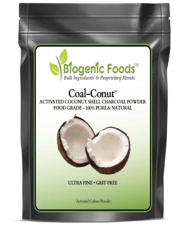 Coal-Conut - Activated Coconut Shell Charcoal Fine Husk Food Grade Powder (Ultra-Fine) - Organic Use Approved