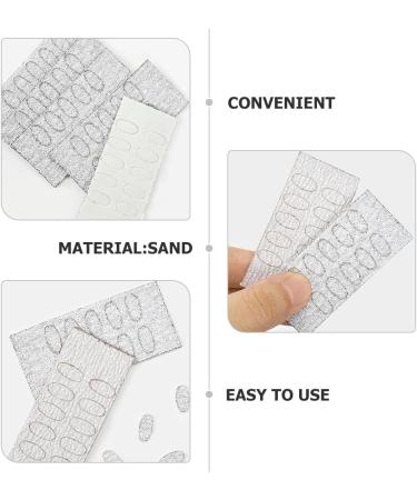 Housoutil Nail Pusher Self Sticker Sandpaper 10 Sheets Flake File Trimming Nails Pre Polishing Sandpaper Coarse and Fine Sand Nail Files Buffers Nail Discs Pads for Beginners - Buy Online on GoSupps.com