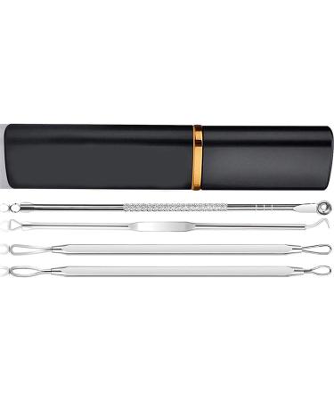 Verdant Touch Portable Blackhead Needle Set Blackhead Needle Set Stainless Steel Aluminum Box Portable Blackhead Extractor Tool Kit for Men Women - Buy Online on GoSupps.com