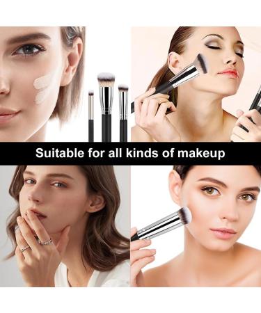 Make Up Brush Set Concealer Brush Foundation Brush Powder Brush for Polishing Blending and Face for Creamy Powdery or Liquid Foundation (3 Sizes) - Buy Online on GoSupps.com