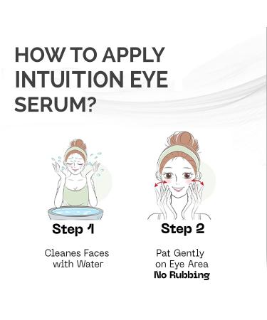 BAO Laboratory Intuition Eye Serum - Vitamin E, Cucumber Seed Oil, Hyaluronic Acid - 30ml - Reduce Wrinkles, Finelines, Dark Spots - For All Skin Types - Buy Online on GoSupps.com