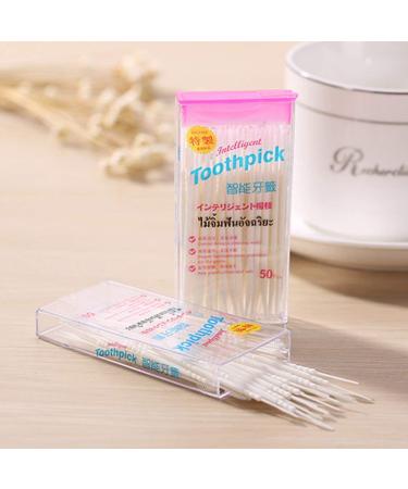STARWAVE 50pcs Portable Double Head Toothbrush Picks - Interdental Floss Picks for Ultimate Oral Care - Buy Online on GoSupps.com