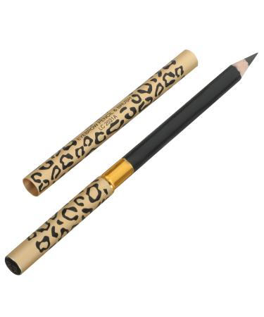 2 pi ces Crayon Sourcils L opard Double-embout avec Brosse Maquillage Naturel Sourcils et Yeux Noir