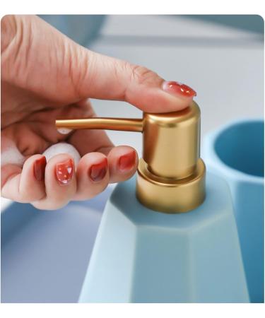 Stylish Ceramic Soap Dispenser & Toothbrush Holder | Bathroom Decoration & Soap Box for Modern Homes - Buy Online on GoSupps.com