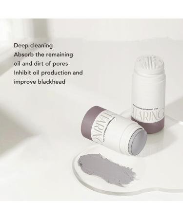 Pore Cleansing Mask Stick Gentle Clay Mask Stick with Silicone Brush for All Skin Types - Buy Online on GoSupps.com