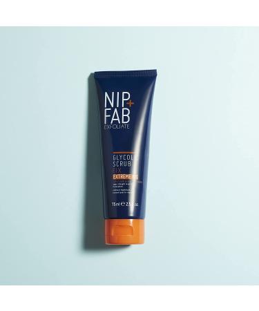 Nip + Fab Glycolic Acid Fix Face Scrub - AHABHA Exfoliating Cleanser with Salicylic Acid & Aloe Vera - 75ml - Buy Online on GoSupps.com
