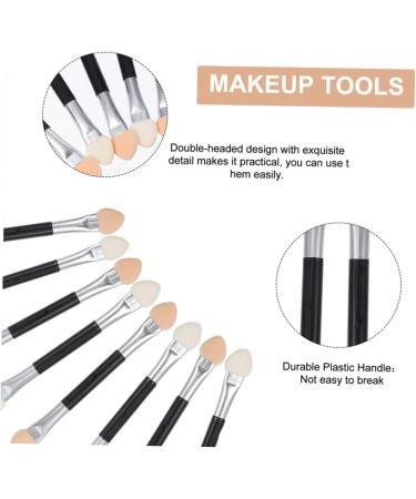 DOITOOL 30pcs Eye Shadow Stick Sponge Mini Makeup Double Eyeshadow Makeup Sticks Mirror Woman - Buy Online on GoSupps.com