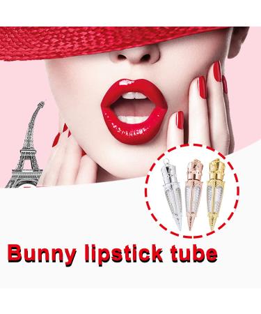 Ewanda Store 6 Pcs Rabbit Shaped Lip Gloss Tubes | Refillable Empty Lip Balm Containers for DIY Cosmetics - 5ml - Buy Online on GoSupps.com