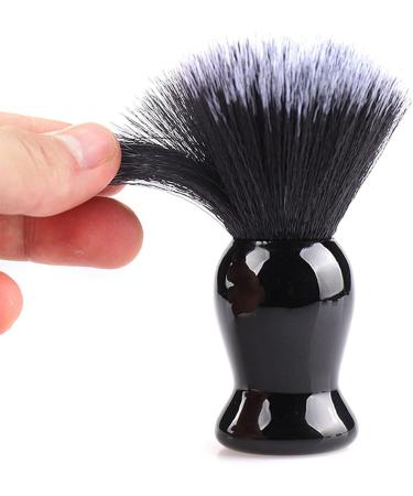 Shop Schablon Black-Haired Foam Brush - Two-Color Nylon Wire Shaving Tool for Men | Optimal Grip for Shaving Soap - One Size - Buy Online on GoSupps.com