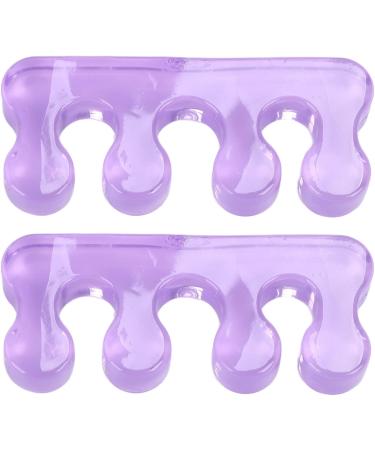 Pack of Purple Silica Gel Toe Separators Bunion & Hammer Toe Relief Stretchers | Best Toe Straighteners - Buy Online on GoSupps.com
