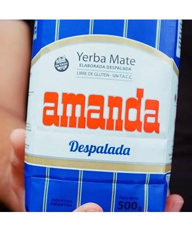 Amanda Yerba Mate Tea Despelada 0.5kg - Authentic Argentine Detox Energy Drink | Shop Internationally - Buy Online on GoSupps.com