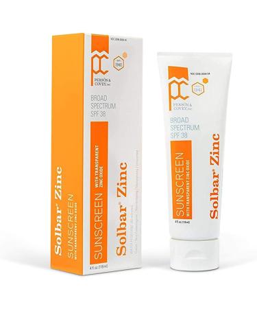 Solbar Zinc Sun Protection Cream SPF 38 4 oz - Pack of 5 | Broad Spectrum UVA/UVB Protection - Buy Online on GoSupps.com