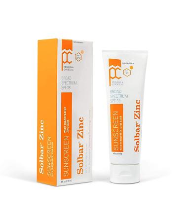 Solbar Zinc Sun Protection Cream SPF 38 4 oz - Pack of 4 | Broad Spectrum UVA/UVB Protection - Buy Online on GoSupps.com