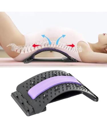Back Pain Corrector Back Stretcher Lumbar Traction Device for Pain Relief Lightweight Portable Back Pain Corrector Herniated Disc Treatment Tool Purple One Size One Size Purple - Buy Online on GoSupps.com