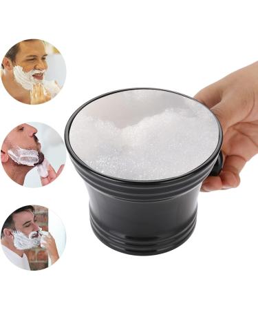 Fyearfly Shaving Soap Dish | Multipurpose Shaving Soap Bowl for Barbershop Home & Travel - Elegant Black Design - Buy Online on GoSupps.com