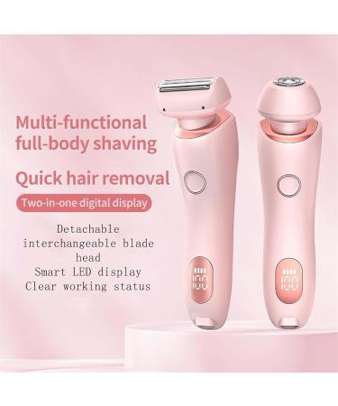 Razor for Women 2 in 1 Wet and Dry Electric Waterproof Shaver for Women Waterproof Electric Razor Shaver with Removable Head Dry for Leg Arm Underarm Area (A) - Buy Online on GoSupps.com