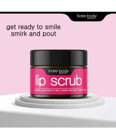 Lip Scrub for Natural, Soft & Supple Lips - Exfoliates, Lightens, and Moisturizes - 15gm - Buy Online on GoSupps.com