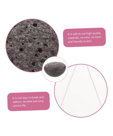 Buy Hemoton Konjac Face Wash Puff - Exfoliating Sponge | Black Makeup Remover Pad | International Shipping Available - Buy Online on GoSupps.com