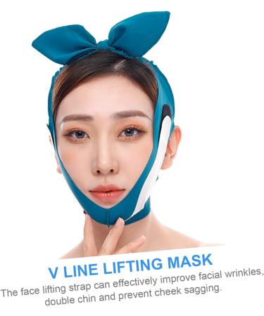 face shaping women type chin strap for women facial v double chin lifting chin neck lift tape woman belts V Face reducer fabric far Miss - Buy Online on GoSupps.com