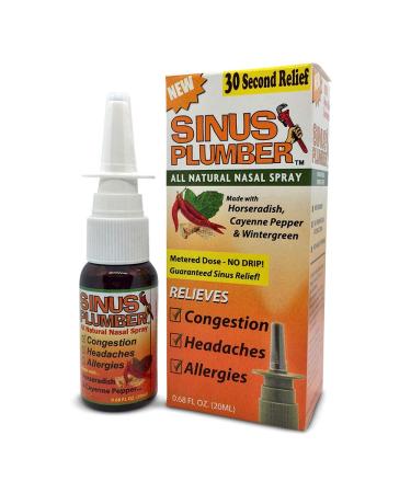 Greensations Sinus Plumber All Natural Nasal Spray 0.68 fl oz (20 ml)