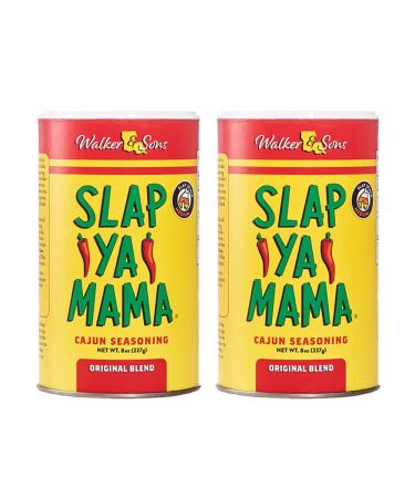 Slap Ya Mama All Natural Cajun Seasoning from Louisiana, Original Blend, MSG Free and Kosher, 8 Ounce (Pack of 2)