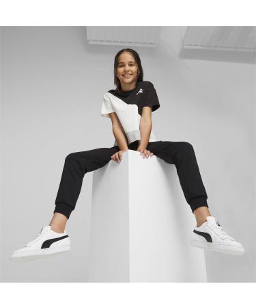 PUMA Girls Power Cat Tee G Shirt 128 - Stylish Puma Black T-Shirt for Active Girls | Shop Now - Buy Online on GoSupps.com