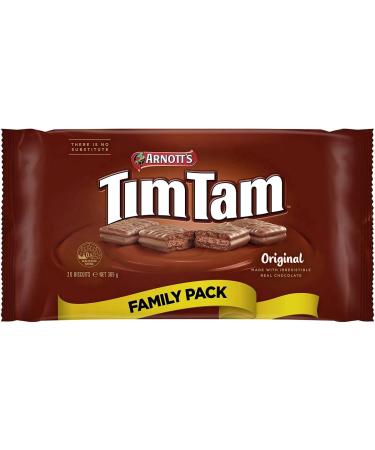 Arnott's Tim Tam Original Family Pack 12.9oz - Australian Chocolate Biscuits, 20 Count - Buy Online on GoSupps.com